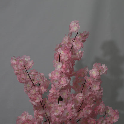 120cm Potted Pink Cherry Blossom Tree Artificial Flowers Plant