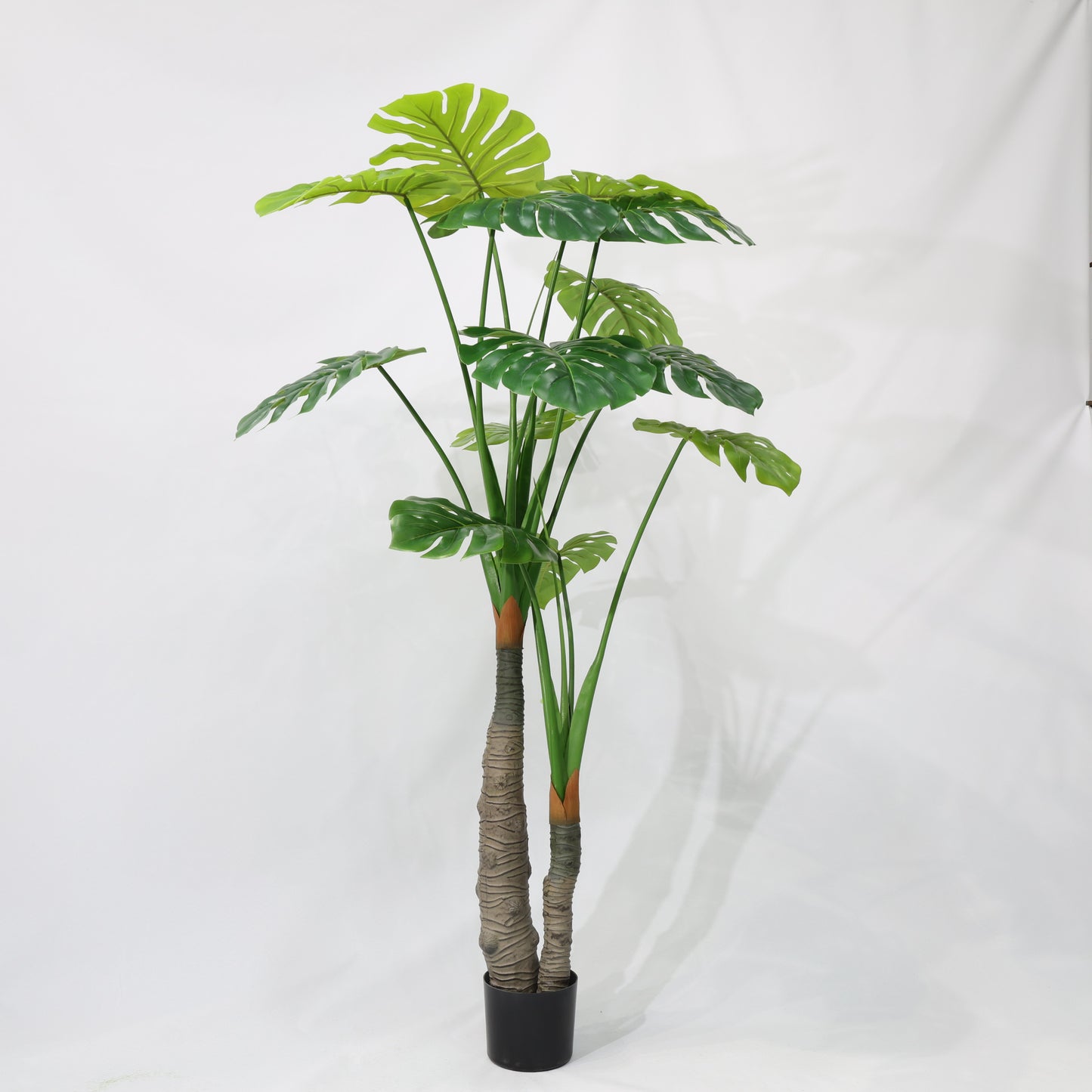 180cm Artificial Plant big Leaves Green Plastic Tropical Monstera Plant