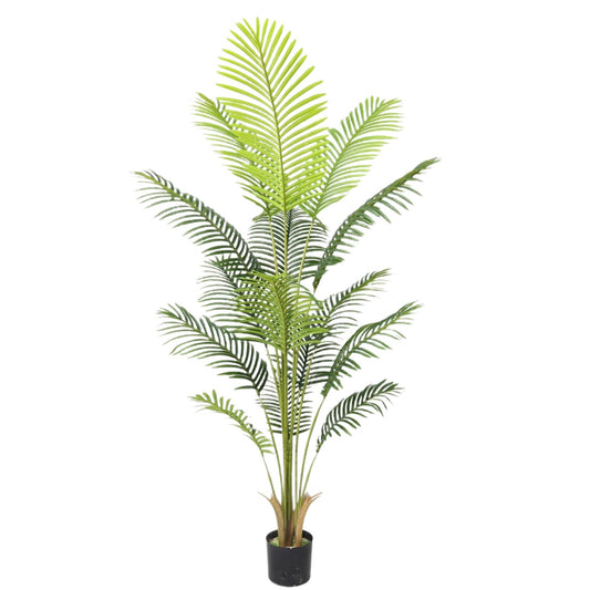 180cm Lush Artificial Plant Areca Palm Plant 15 leaves fake tree