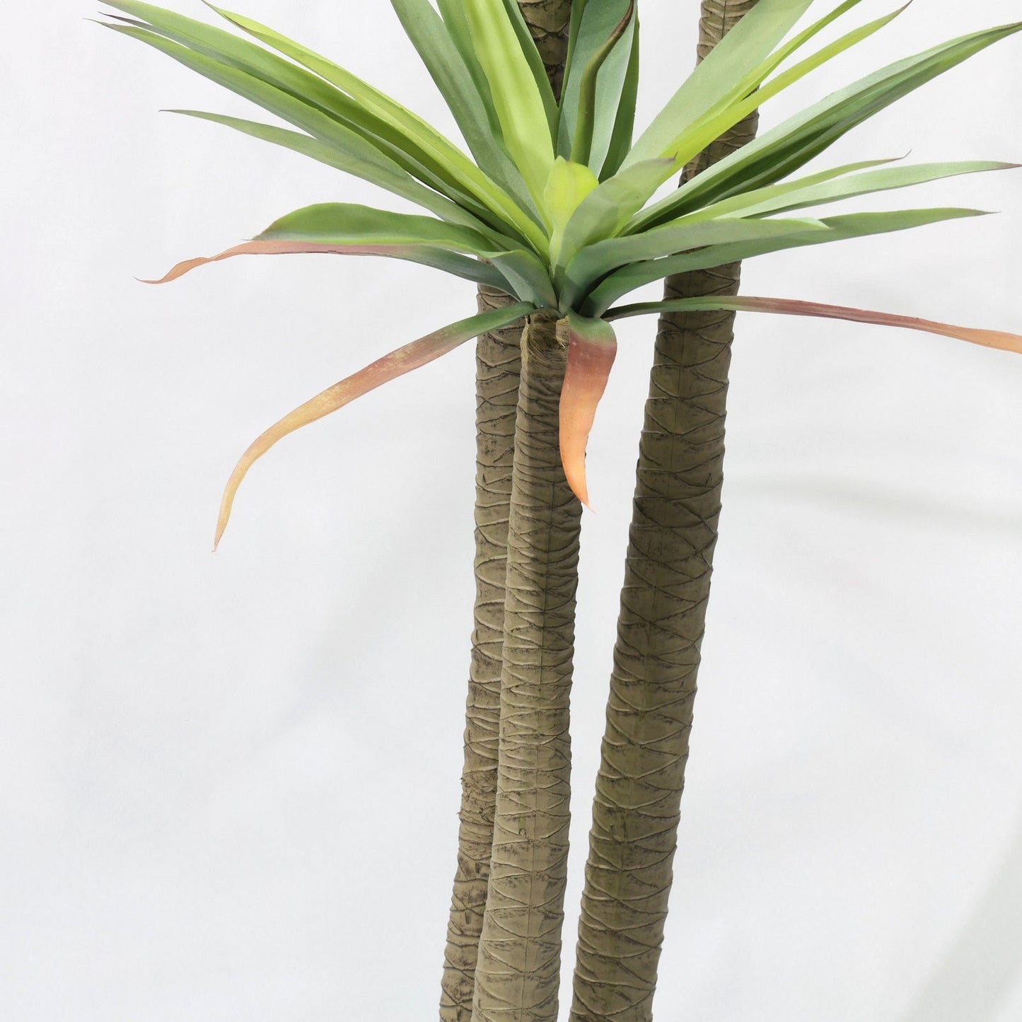 Pianta di Drago Artificiale (Corn Plant) 180cm con 3 Tronchi, Pianta Finta Tropicale in Vaso per Decorazione Ufficio e Casa Natale