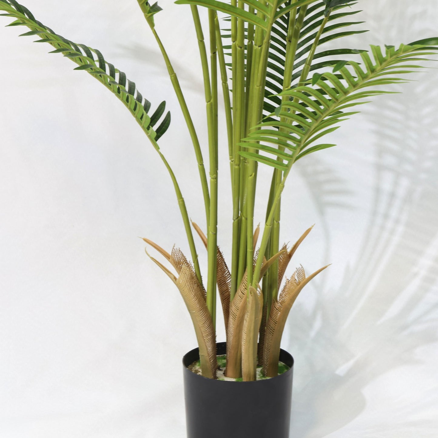210cm Lush Artificial Areca Palm Plant UV-Resistant 18 leaves Tropical Decor