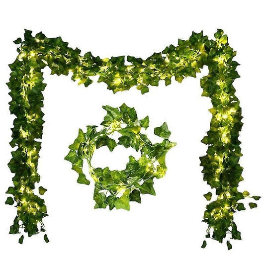 1pc Artificial Ivy 10M Leaf Fairy Lights Artificial Plants with 100 leds