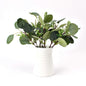 12pcs Eucalyptus with flowers artificial plant